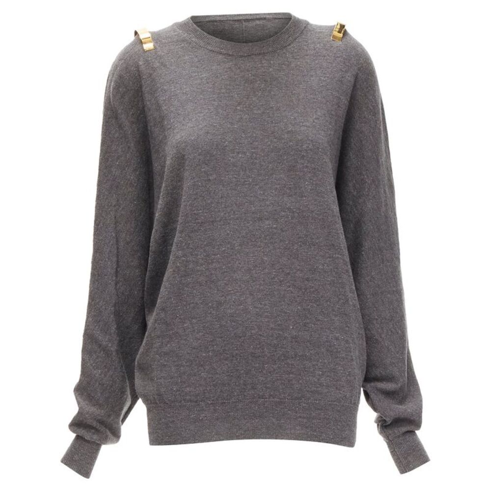 Givenchy Wool Alpaca Shoulder Bar Sweater